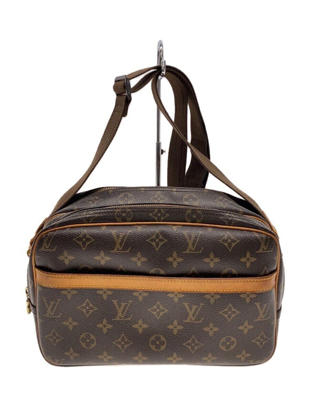 LOUIS VUITTON Reporter Monogram Canvas Brown